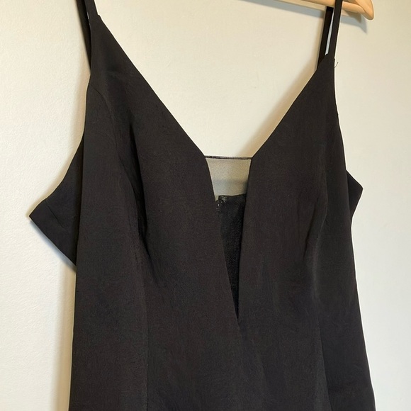 NWT BCBGMAXAZRIA Avaline Elegant Black Lace Evening Dress - Picture 4 of 13